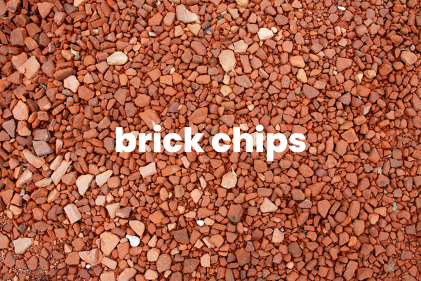 brick chips landscape rocks