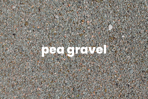 pea gravel garden mulch
