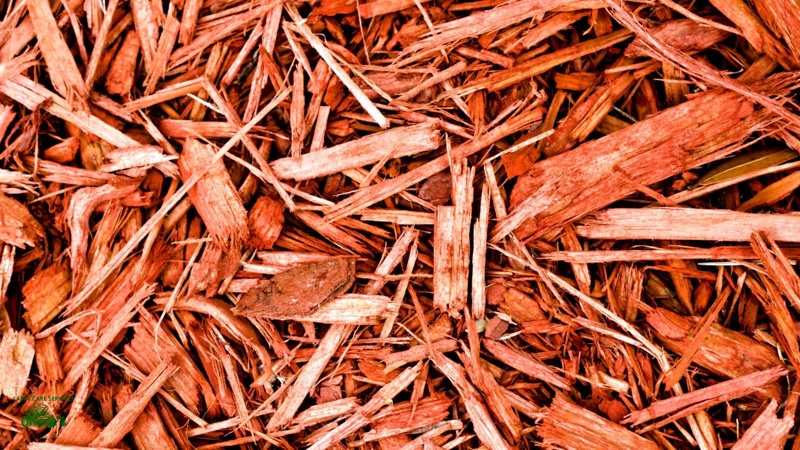 Red mulch will hold the line on fantastic color