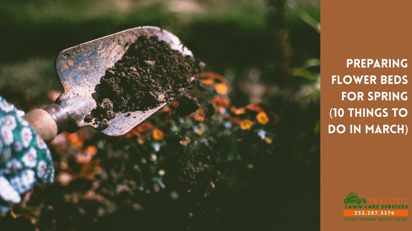 Preparing flower beds for spring (perfect March project) - Tayloe's ...