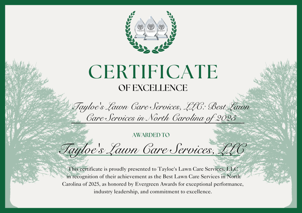 best lawn care company 2025 tayloes lawn care service 2025 award